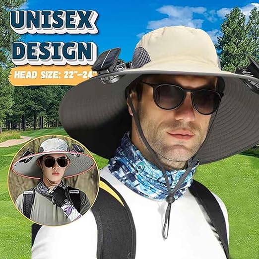 Solar Fan Hat