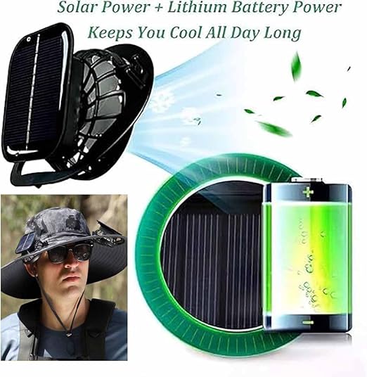 Solar Fan Hat